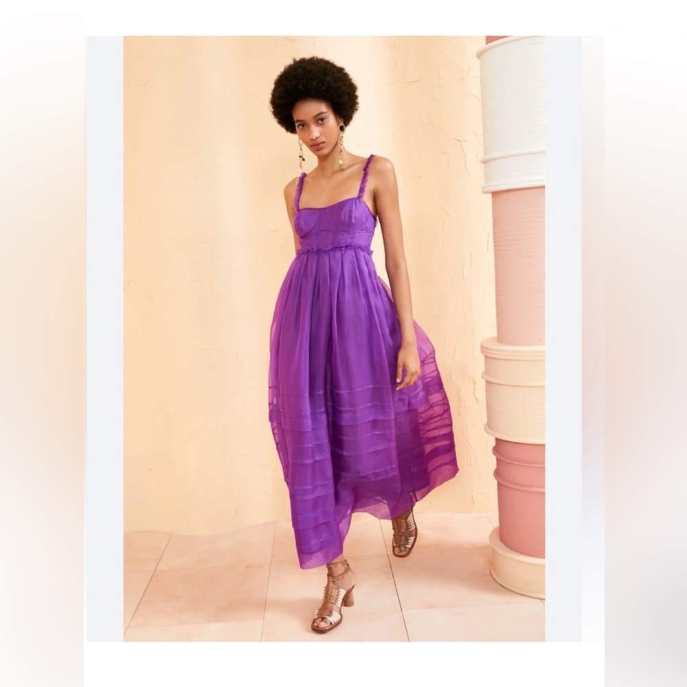 Ulla Johnson Priscilla Dress Cassis Purple size 6
